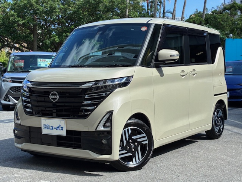 日産 ルークス ハイウェイスターXOP10年保証対象車　アラウンドビューモニター　純正9インチナビ　両側パワースライドドア