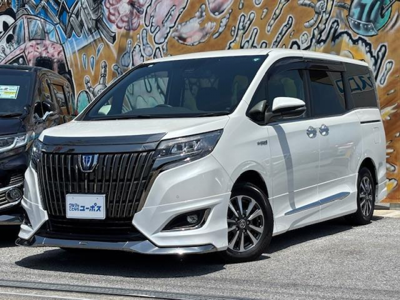 トヨタ エスクァイア ハイブリッドGiプレミアムパッケジブラックテーラード　OP10年保証対象車　純正10インチナビ　トヨタセーフティーセンス　クリアランスソナー　シートヒーター　ステアリングヒーター　ETC