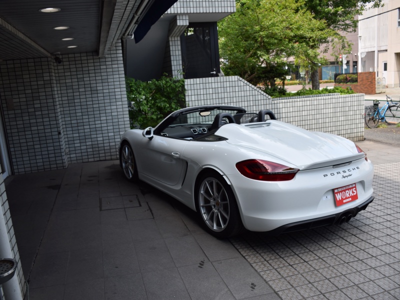 ポルシェ ボクスター スパイダー 中古車 情報 | WORKS 株式会社