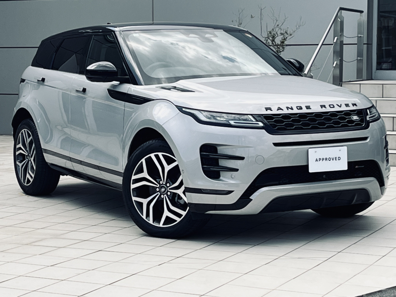 ランドローバー レンジローバー EVOQUE ダイナミックHSE1.5L P300ePHEV 4WD パノラミックルーフ メリディアンサウンド シートヒーター ステアリングヒーター 3Dサラウンドカメラ アダプティブクルーズ シートメモリー  ブラックコントラストルーフ PiviProシステム 20インチAW