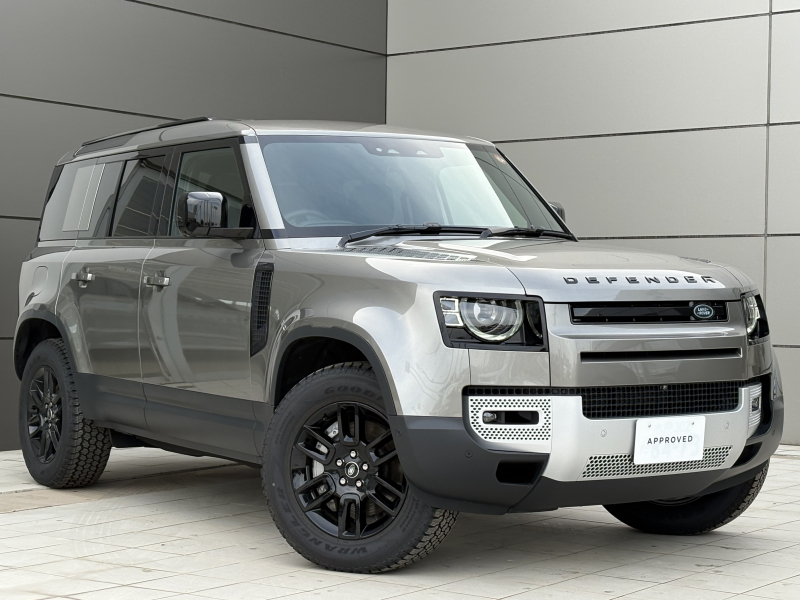 ランドローバー ディフェンダー 110 S 3.0L D350 4WD 1オーナー サンルーフ クリアサイトインテリアリアビューミラー MERIDIAN シートヒーター コールドクライメートパック 19インチスタイル6010ホイール ブラックパック クロスカービーム エボニーヘッドライニング 禁煙車 液晶メーター LEDヘッドライト 左右独立エアコン Bluetooth