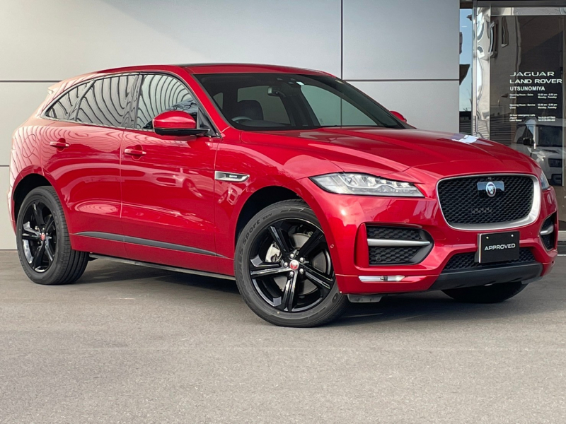 ジャガー F-PACE 35t Rスポーツ 4WD 1オーナー SR 赤革 パワーテールゲート ACC スライディングパノラマルーフ LEDヘッドライト Pジェスチャーテールゲート