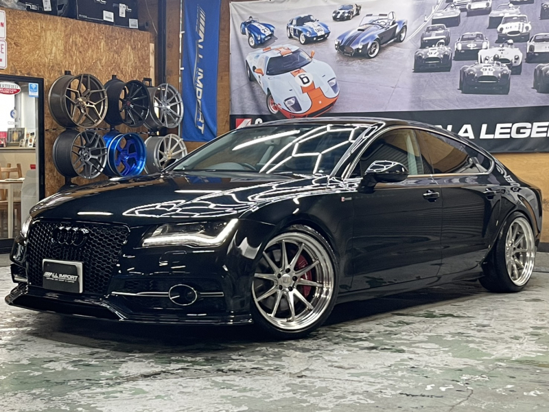 アウディ A7 3.0TFSI　クワトロAWD　S7仕様　WORK20AW　KONIサスペンション　