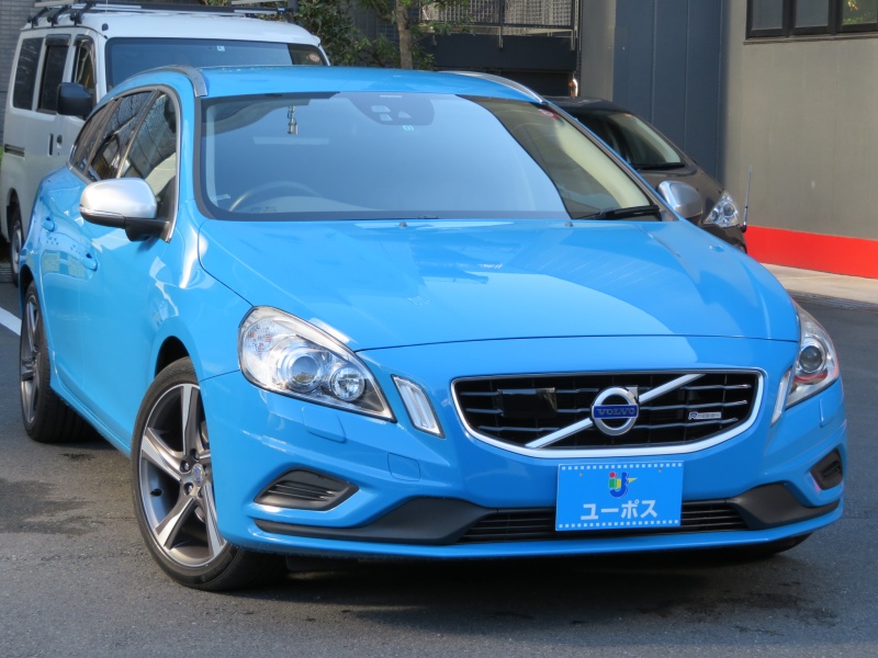 ボルボ V60 Ｔ４Ｒデザイン １オーナー 専用色レーベルブルー 中古車 ...