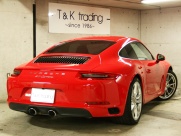 ポルシェ 911(Type991) カレラ PDK SPクロノ SPエグゾースト 17年式D車希少左Ｈ ブラックオールレザー ブルメスター 禁煙 室内保管車の中古車