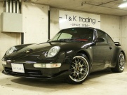 ポルシェ 911(Type993) カレラ Tip-S 希少ブラックメタリック/レッドオールレザーインテリア 後期バリオラム D車 BBS 低走行 室内保管の中古車