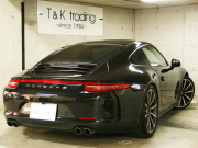 ポルシェ 911(Type991) カレラ4 PDK D車 希少左H SPクロノPKG SPエグゾースト ブラックレザー 全ディーラー整備 ワイドボディ（カレラ＋40mm）禁煙 室内保管車の中古車