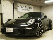 ポルシェ 911(Type991) カレラ4 PDK D車 希少左H SPクロノPKG SPエグゾースト ブラックレザー 全ディーラー整備 ワイドボディ（カレラ＋40mm）禁煙 室内保管車の中古車