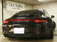 ポルシェ 911(Type991) カレラ4 PDK D車 希少左H SPクロノPKG SPエグゾースト ブラックレザー 全ディーラー整備 ワイドボディ（カレラ＋40mm）禁煙 室内保管車の中古車