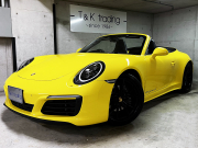 ポルシェ 911(Type991.2) カレラ4 カブリオレ PDK 1オーナー Sクロノ Sエキ LEDメインブラックH.L 禁煙車  オプション総額486万円の中古車