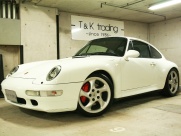 ポルシェ 911(Type993) カレラ4S 希少純正スポーツシート D車 希少低走行2.7万km メトロポールブルーオールレザー 禁煙 室内保管車輌の中古車