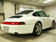 ポルシェ 911(Type993) カレラ4S 希少純正スポーツシート D車 希少低走行2.7万km メトロポールブルーオールレザー 禁煙 室内保管車輌の中古車