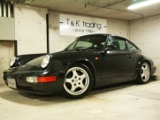 ポルシェ 911(Type964) カレラ2 5MT ミツワD車  希少ブラックメタリック ブラックレザー 禁煙 記録簿 室内保管車の中古車