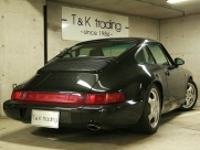 ポルシェ 911(Type964) カレラ2 5MT ミツワD車  希少ブラックメタリック ブラックレザー 禁煙 記録簿 室内保管車の中古車