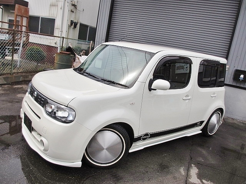 日産 キューブ 1 5x Mセレクション Oep222 62styleフルエアロ Moonディスク Tein車高調 中古車情報 中古車検索サイト バーチャルカーショップ 日産 キューブ 1 5x Mセレクション Oep222 62styleフルエアロ Moonディスク Tein車高調 中古車情報 中古車検索サイト バーチャルカーショップ