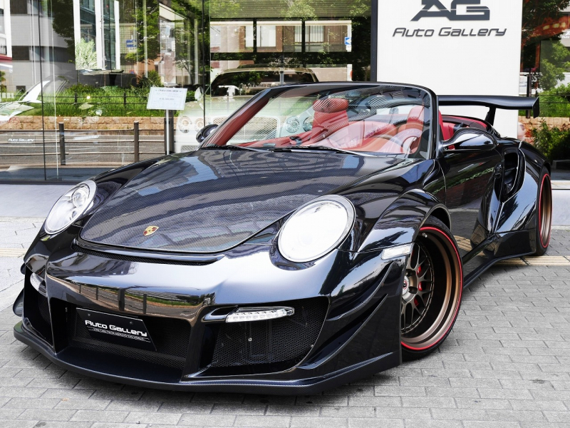 ポルシェ 911(Type997) TURBOカブリオレ　スポーツクロノPKG　7PDK　ワイドボディーエアロ　BBS19インチAW　無事故車