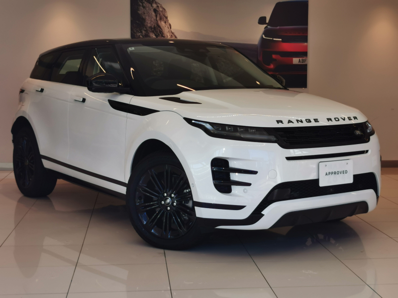ランドローバー レンジローバー EVOQUE ダイナミックSE 2.0L D200 AWD 1オーナー 白黒革シート サンルーフ ブラックエクステリアパック 20インチアルミホイール MERIDIANサウンド ブラックコントラストルーフ インタラクティブドライバーディスプレイ 電動調整ステアリングコラム