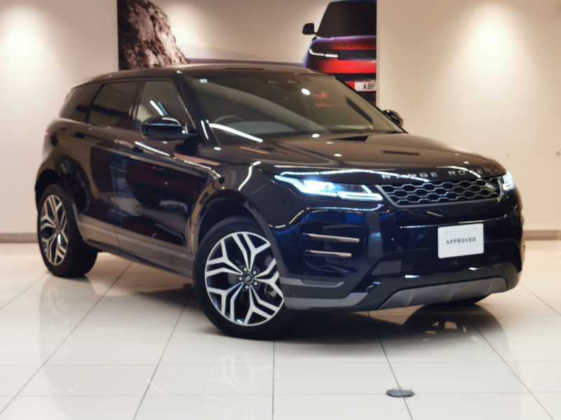 ランドローバー レンジローバー EVOQUE Rダイナミック S 2.0L P250 4WD 1オーナー 黒シート（Kvadrat） 20インチアルミホイール タッチプロデュオ インタラクティブドライバーディスプレイ 電動調整ステアリングコラム プレミアムLEDヘッドライト